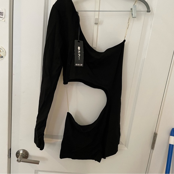 POSTERGIRL. DollsKill. One piece; cutout one sleeved bodysuit - Picture 1 of 8